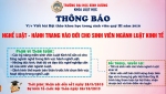 THÔNG BÁO VIẾT BÀI CHO HỘI THẢO KHOA HỌC TRONG SINH VIÊN QUÝ III NĂM 2019