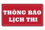 Thông báo lịch thi môn Luật Lao động (LAW0132) học kỳ II năm học 2019-2020